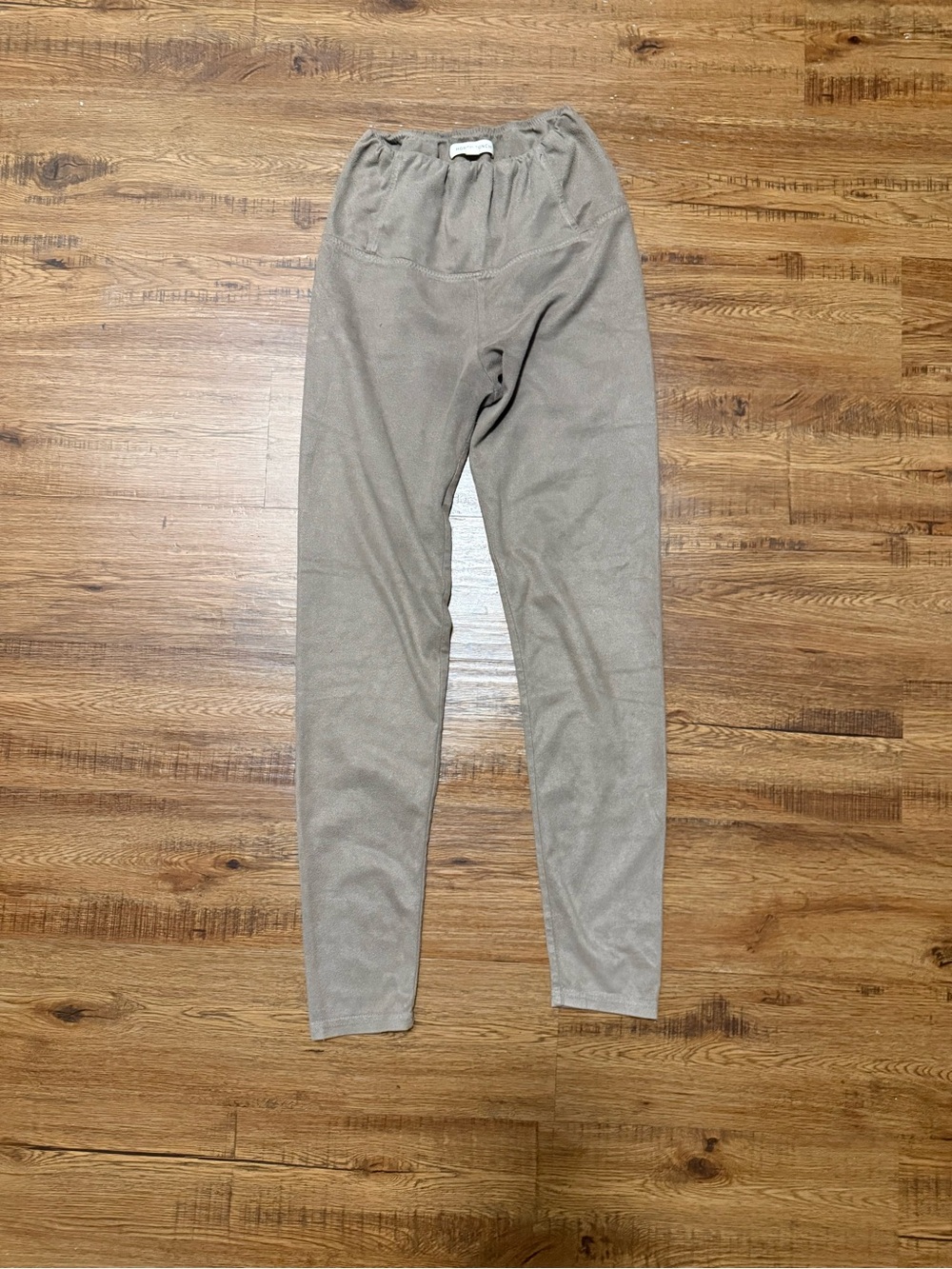 Neutral Taupe Slim Lounge Pants